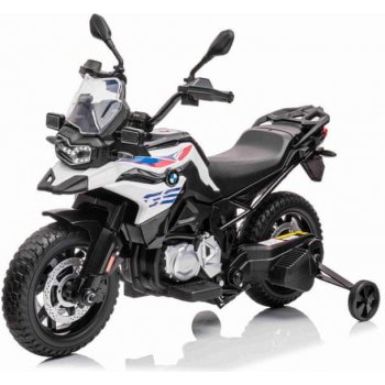 Beneo Elektrická Motorka BMW F850 GS Licencované 12V baterie EVA měkká kola 2 x 35W motor,LED Světla Pomocná kolečka žlutá