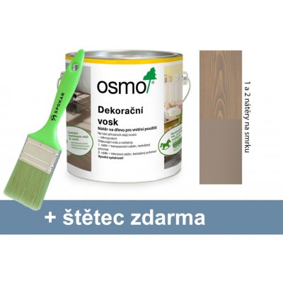 Osmo 3132 Dekorační vosk intenzivní 0,75 l Šedobéžový – Zbozi.Blesk.cz