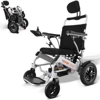 Vevor Elektrický invalidní vozík nosnost 136 kg šířka 508 mm – Sleviste.cz