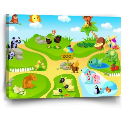 Sablio Obraz Dětský motiv 3 - 90x60 cm – Hledejceny.cz