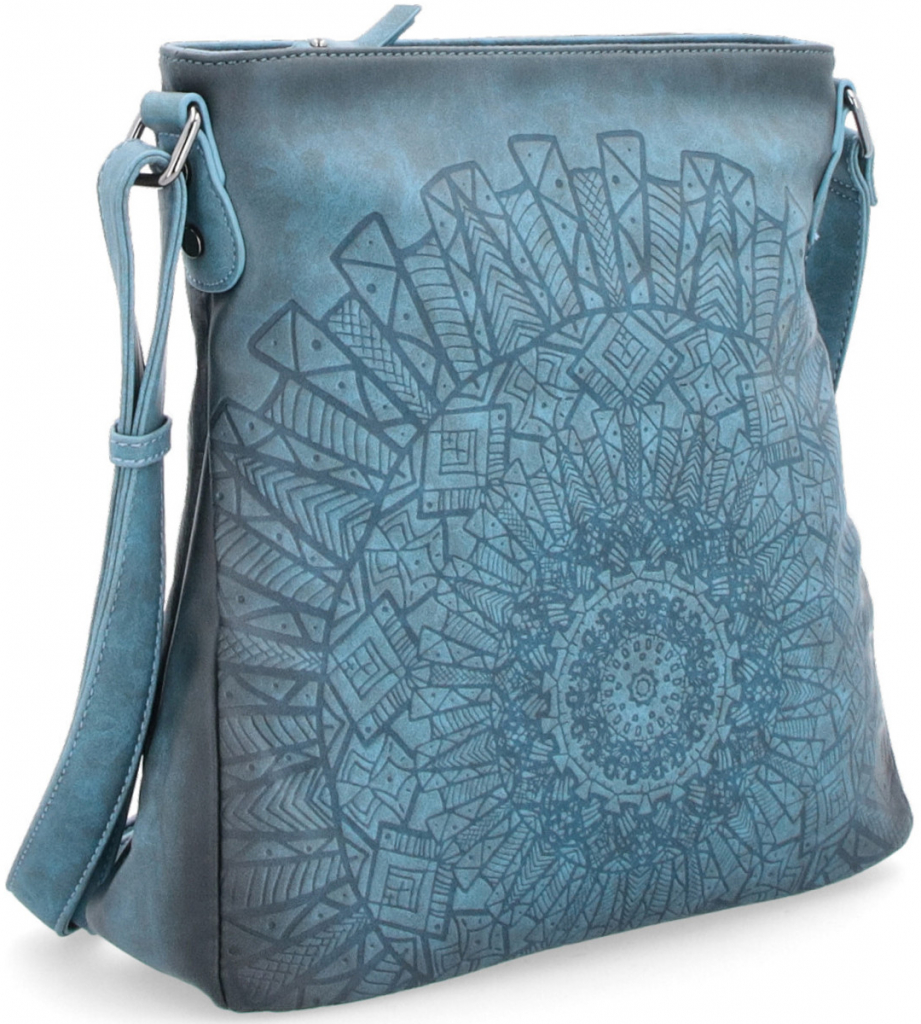 Indee kabelka crossbody modrá 6295 M