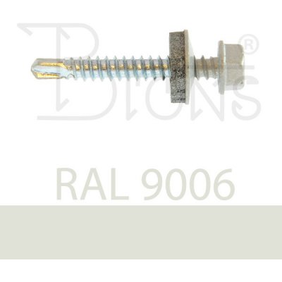 KLIMAS Samovrtný šroub TEX 4,8 x 35 stříbrný RAL 9006 – Sleviste.cz