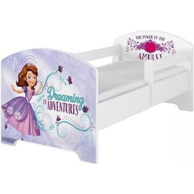 BabyBoo Disney Sofie bílá s matrací + šuplík