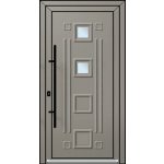 OknaDvereNaMiru.cz Vchodové plastové dveře 3D Ema 2 ořech 110 x 210 cm – Hledejceny.cz