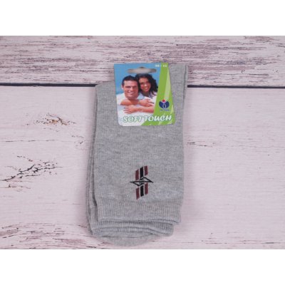 Novia ponožky pánské Soft touch šedé – Zboží Mobilmania