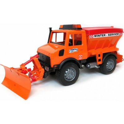 Bruder 2572 MB unimog pro zimní práce s radlicí