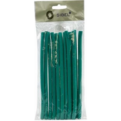 Sibel Flexi Mousse Curlers Short Green 18 cm x 8 mm 12 ks Ohebné papiloty pro originální účesy – Zbozi.Blesk.cz