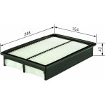 Vzduchový filtr BOSCH 1 987 429 137 – Hledejceny.cz