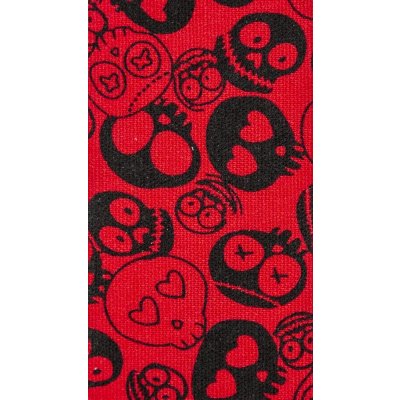 BB Tape červená s lebkami 5 cm x 5 m – Zboží Dáma