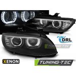 Přední světla xenon D1S AFS 3D LED angel eyes BMW E92/E93 06-10 černá – Zboží Mobilmania