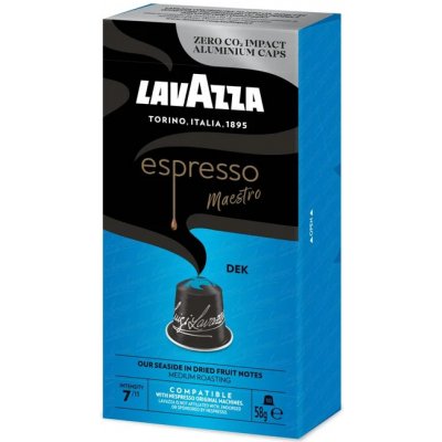 Lavazza Kapsle pro Nespresso espresso Maestro DEK bez kofeinu 10 ks – Zboží Mobilmania