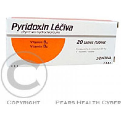 PYRIDOXIN LÉČIVA POR 20MG TBL NOB 20 – Sleviste.cz