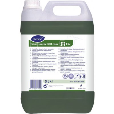 Taski Jontec 300 conc F4c neutrální čistící prostředek na podlahy s nízkou pěnivosti 5 l – Zboží Dáma