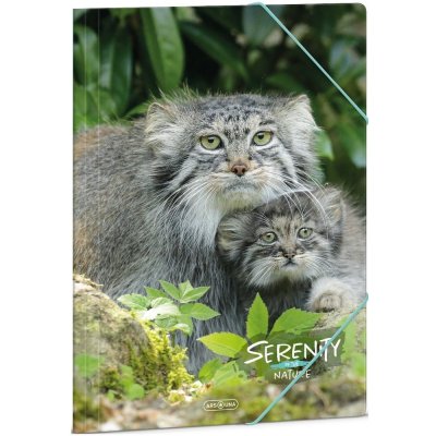 Ars Una složka na sešity Serenity Nature Manul A4 – Zboží Mobilmania