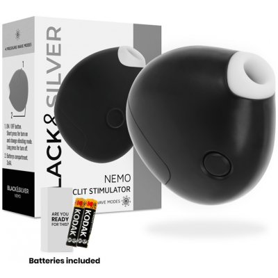 Black and Silver NEMO Clit Stimulator