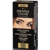 Přípravky na obočí Venita henna barva na obočí a řasy Black 15 ml