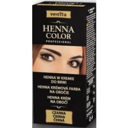 Venita henna barva na obočí a řasy Black 15 ml