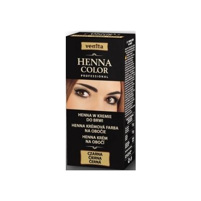 Venita henna barva na obočí a řasy Black 15 ml – Zbozi.Blesk.cz