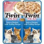 Twin Packs Tuna & Chicken in Scallop Broth 2 x 40 g – Sleviste.cz