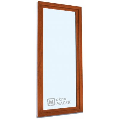 Kömmerling balkonové dveře 70 AD OS pravé zlatý dub/bílá 80 x 220 cm jednostranná klika + madýlko + PVC rám – Zboží Mobilmania