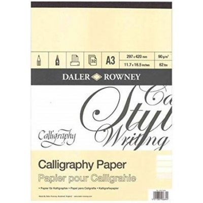 Daler Rowney Daler Rowney Calligraphy Pad 90 g/m2 A4 32 listů A3
