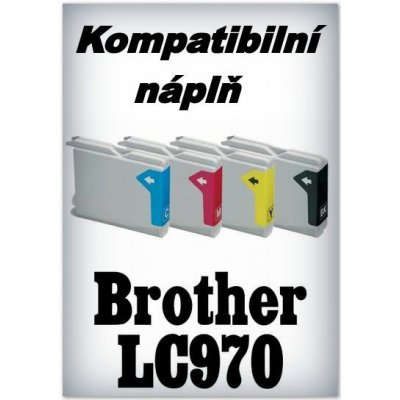 InkPower Brother - Náplň do tiskárny LC970 - black - kompatibilní