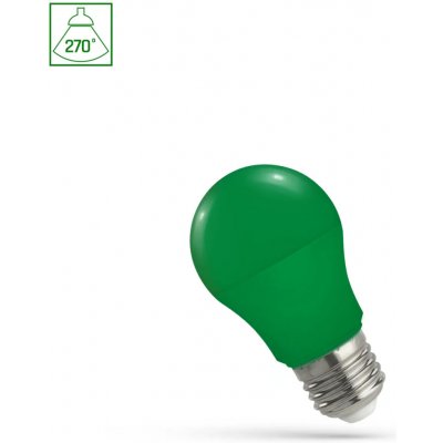 Spectrum LED A50 E-27 230V 4.9W GREEN SPECTRUM ZELENÁ – Zboží Mobilmania