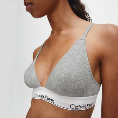 Calvin Klein Unlined triangle GREY – Zboží Mobilmania