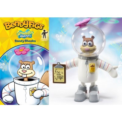 Noble Collection SpongeBob Squarepants Sandy Cheeks BendyFigs