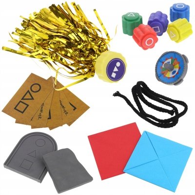 KOSTI KOSTKY GONGGI GONGI korejské hry HRA SQUID GAME SADA DDAKJI GONG – Zboží Dáma