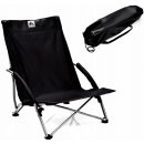 METEOR Beach Chair COAST Černá Lounger Skládací opalovací křeslo Camping Chair