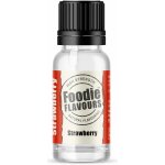 Foodie Flavours Přírodní koncentrované aroma 15 ml jahoda – Zboží Mobilmania