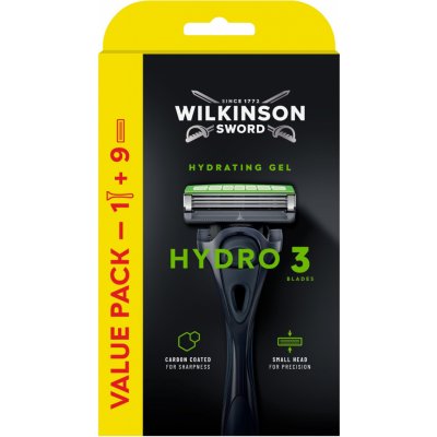 Wilkinson Sword Hydro 3 Skin Protection + 9 ks hlavic – Zboží Mobilmania