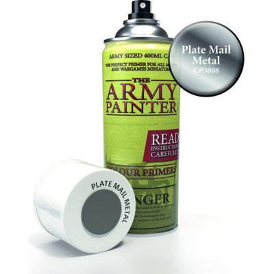 Army Painter sprej Plate Mail Metal 400ml – Zboží Mobilmania