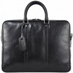 Made in Italy kožená aktovka 380 černá – Zboží Dáma