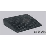 Pryžová nájezdová rampa – černá, 1100×320×38 mm – Sleviste.cz