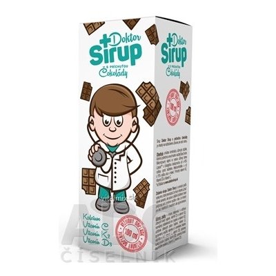 Doktor Sirup kalciový sirup s příchutí Čokolády 100 ml