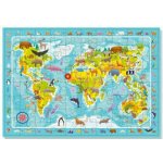 DoDo s hledáním obrázků Mapa světa 80 dílků – Zboží Mobilmania