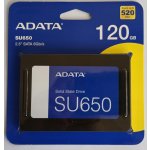 ADATA Ultimate SU650 120GB, ASU650SS-120GT-R – Zbozi.Blesk.cz
