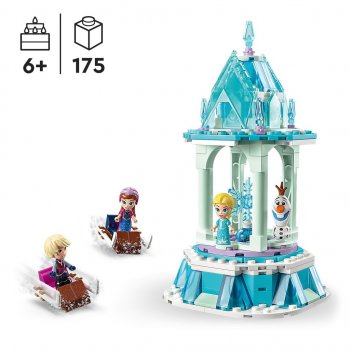 LEGO® Disney Princess™ 43218 kouzelný kolotoč Anny a Elsy