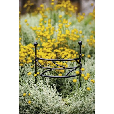 Opora pro rostliny LIANE 90 x 34 x 19 cm kovová černá – Hledejceny.cz