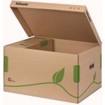 LEITZ Esselte ECO archivační kontejner s víkem, na krabice 80/100 mm, hnědá – Zboží Živě