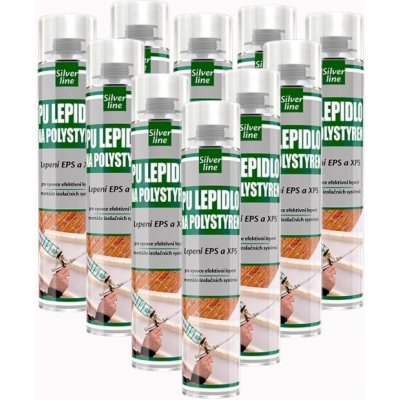 Den Braven Lepidlo na polystyren Silver Line 750 ml pistolové 12 ks – Sleviste.cz