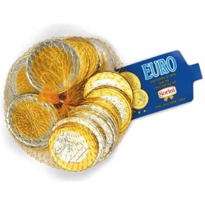 Sorini Čokoládové euromince 70 g – Zboží Mobilmania
