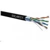 síťový kabel Solarix SXKD-6A-STP-PE STP, Cat6A, drát, PE, metráž, 1m