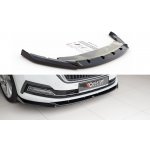 Maxton Design spoiler pod přední nárazník ver.1 pro Škoda Octavia Mk4, černý lesklý plast ABS – Sleviste.cz