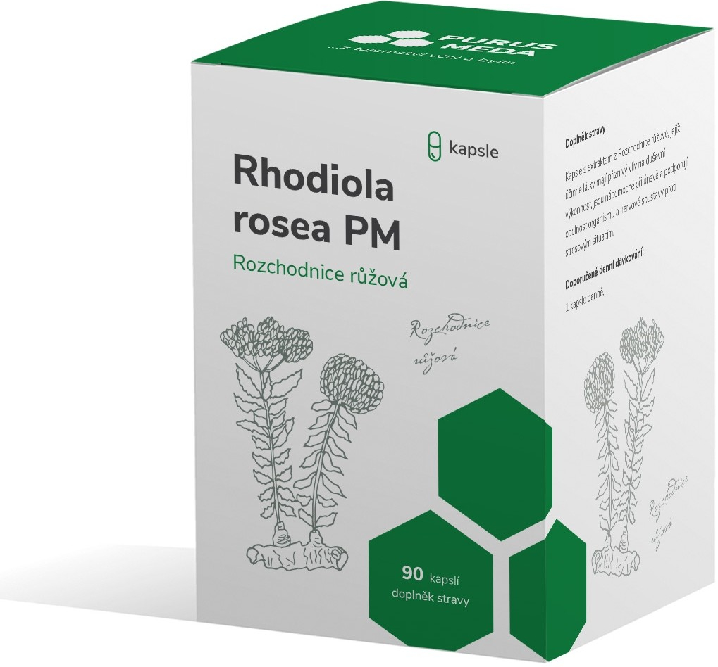 Rhodiola rosea PM 90 kapslí