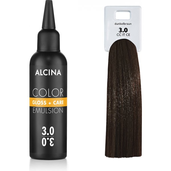 Barva na vlasy Alcina Tónovací emulze 3.0 Tmavě hnědá 100 ml