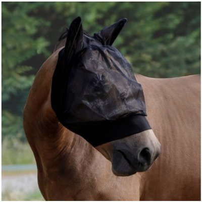 UMBRIA EQUITAZIONE Maska proti hmyzu Stretch black – Zboží Dáma
