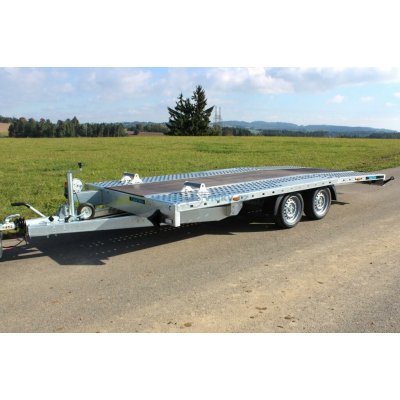 martz Přívěs na auta UNIDECK 450 3000kg překl. výplň, kola R13", lomený – Hledejceny.cz